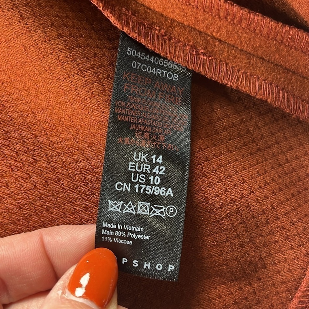 Topshop Carly Coat Size 10 NWT - Picture 10 of 11